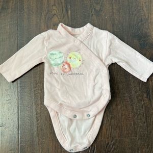 Pink newborn shirt